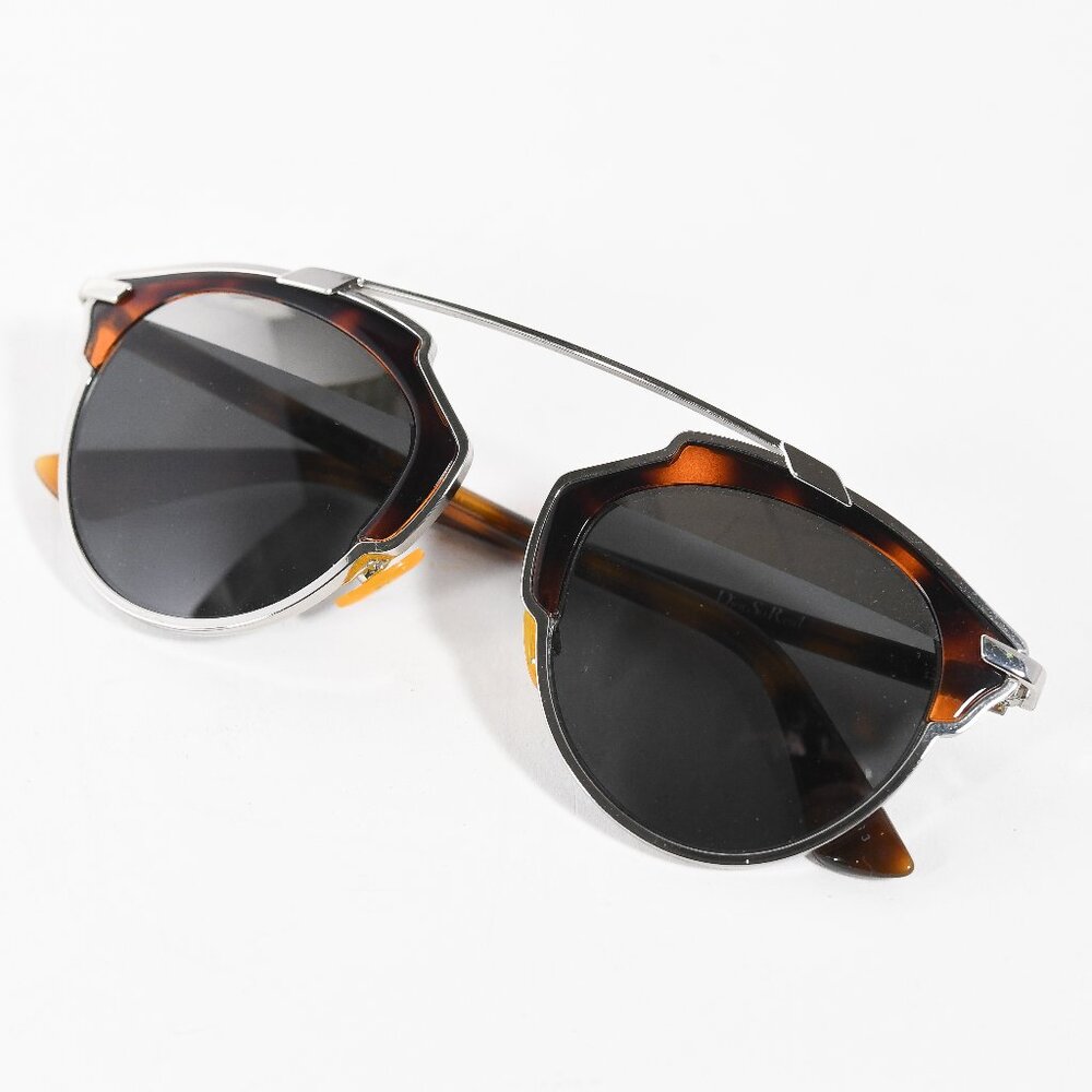 Authentic DIOR SoReal ABBOTT Pall Havana Aviator Sunglasses - 48 22 140